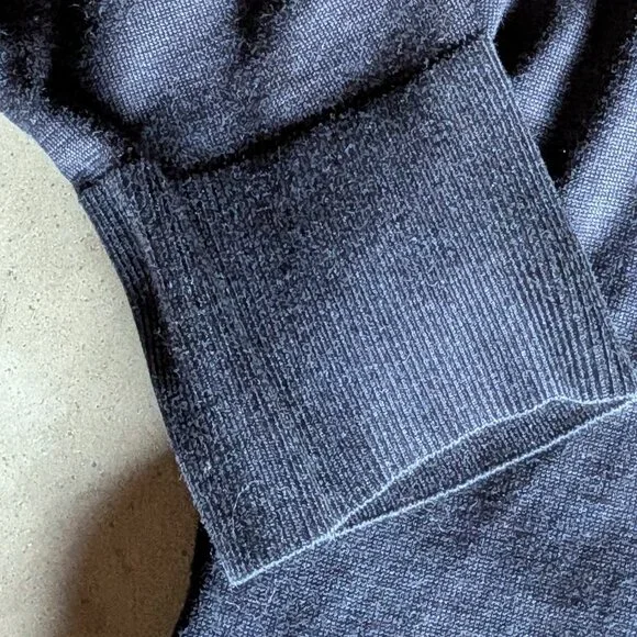 COS Basic wide-neck knit jumper | Navy - Picture 13 of 16